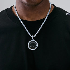 3D Mini Circle Custom Picture Photo Pendant Personalized Memory Jewelry RDRIP JEWELRY