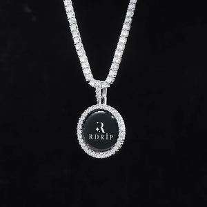 3D Mini Circle Custom Picture Photo Pendant Personalized Memory Jewelry RDRIP JEWELRY