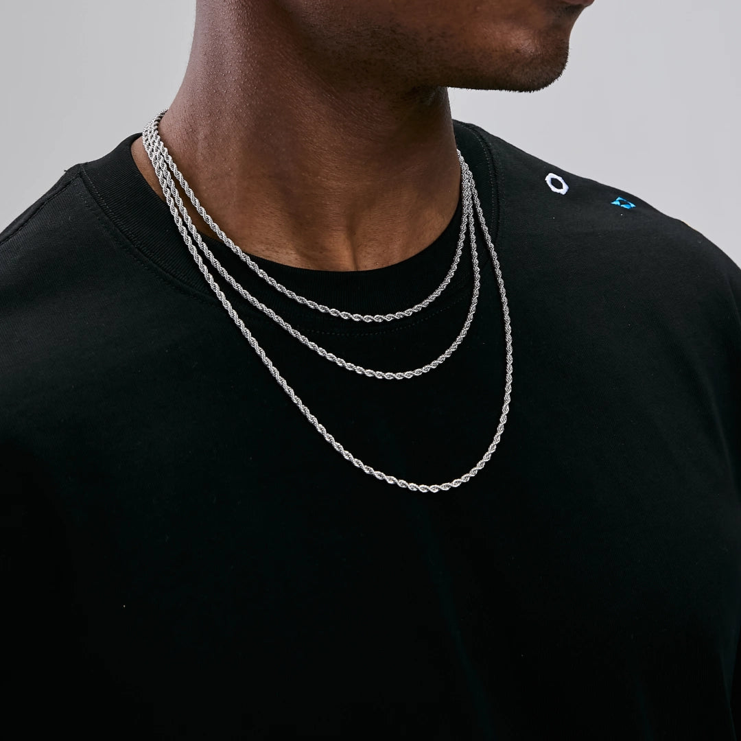 3MM Rope Chain in WhiteGold RDRIP JEWELRY 02