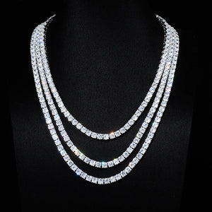 5MM Iced Out Bling 18K Gold‑Plated Tennis Chain in WhiteGold RDRIP JEWELRY 04