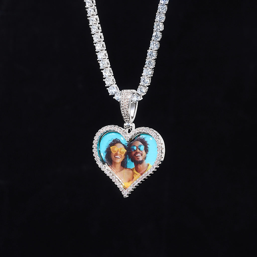 Personalized Photo Heart Pendant Necklace_RDRIP_JEWELRY_06